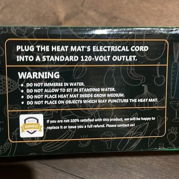 Large Seedling Heat Mat 20" x 48" - Picture 5 of 6